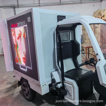 Sunrise P3.84 LED Sign Board: Easy-to-Install LED Panels for Scooter and Tricycle Advertising